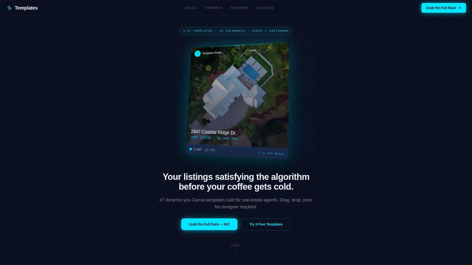 Manor — Elegant Property Landing Page Template