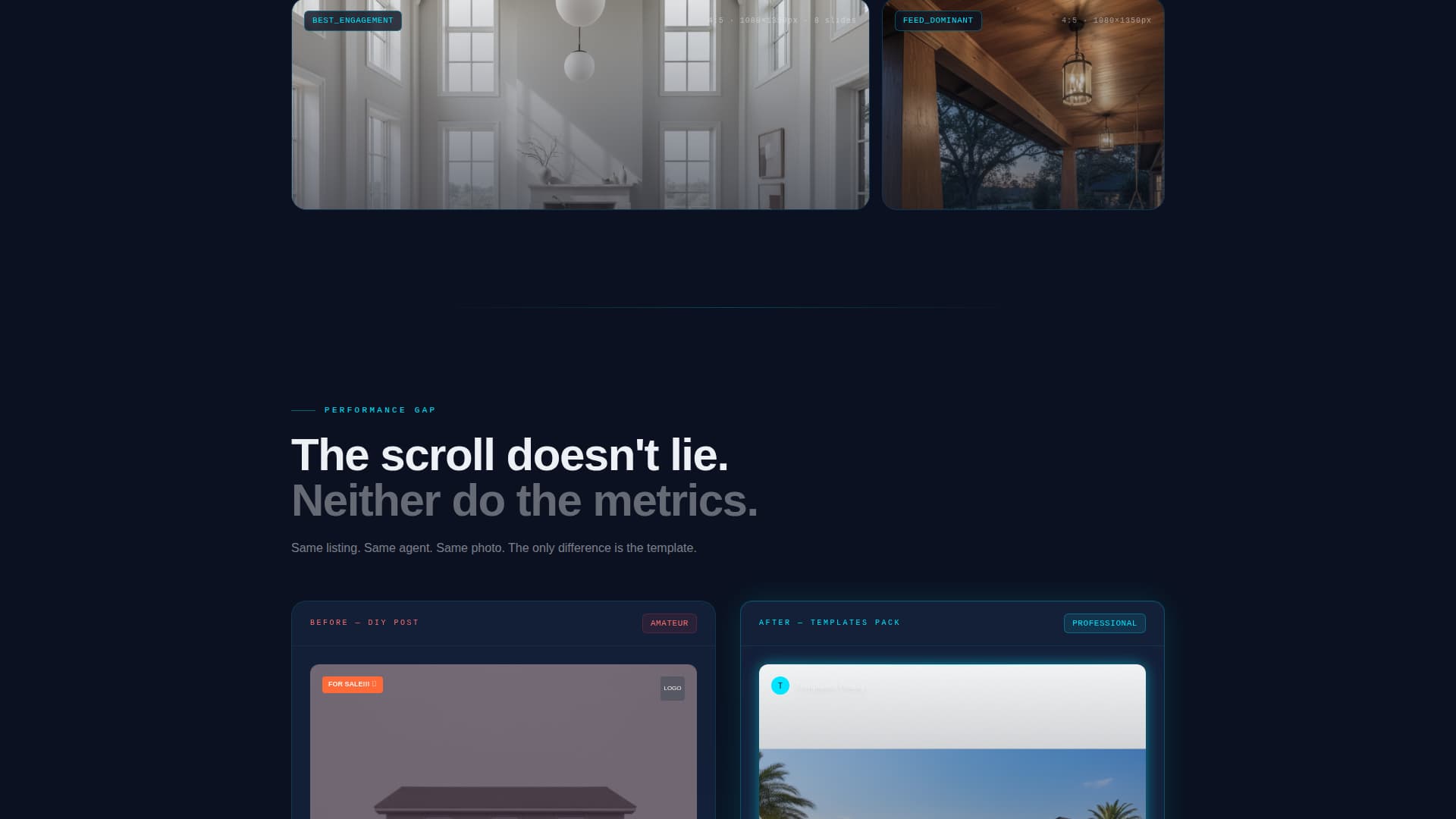 Manor — Elegant Property Landing Page Template
