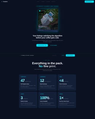 Manor — Elegant Property Landing Page Template