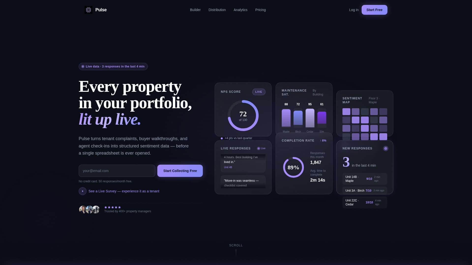 Pulse - Intelligent Realestate Landing Page Template