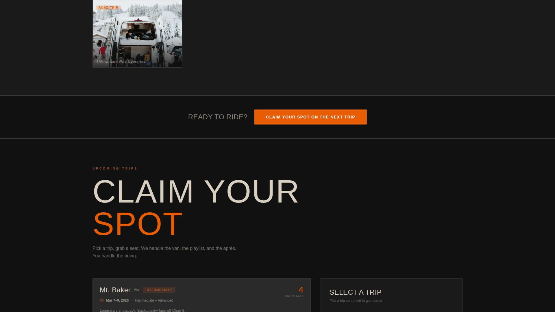 Shred - Raw Snowboarding Landing Page Template