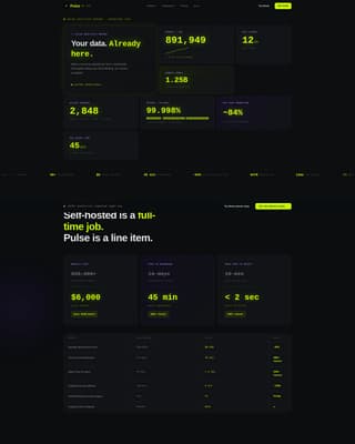 Stream — Live Performance Analytics Landing Page Template