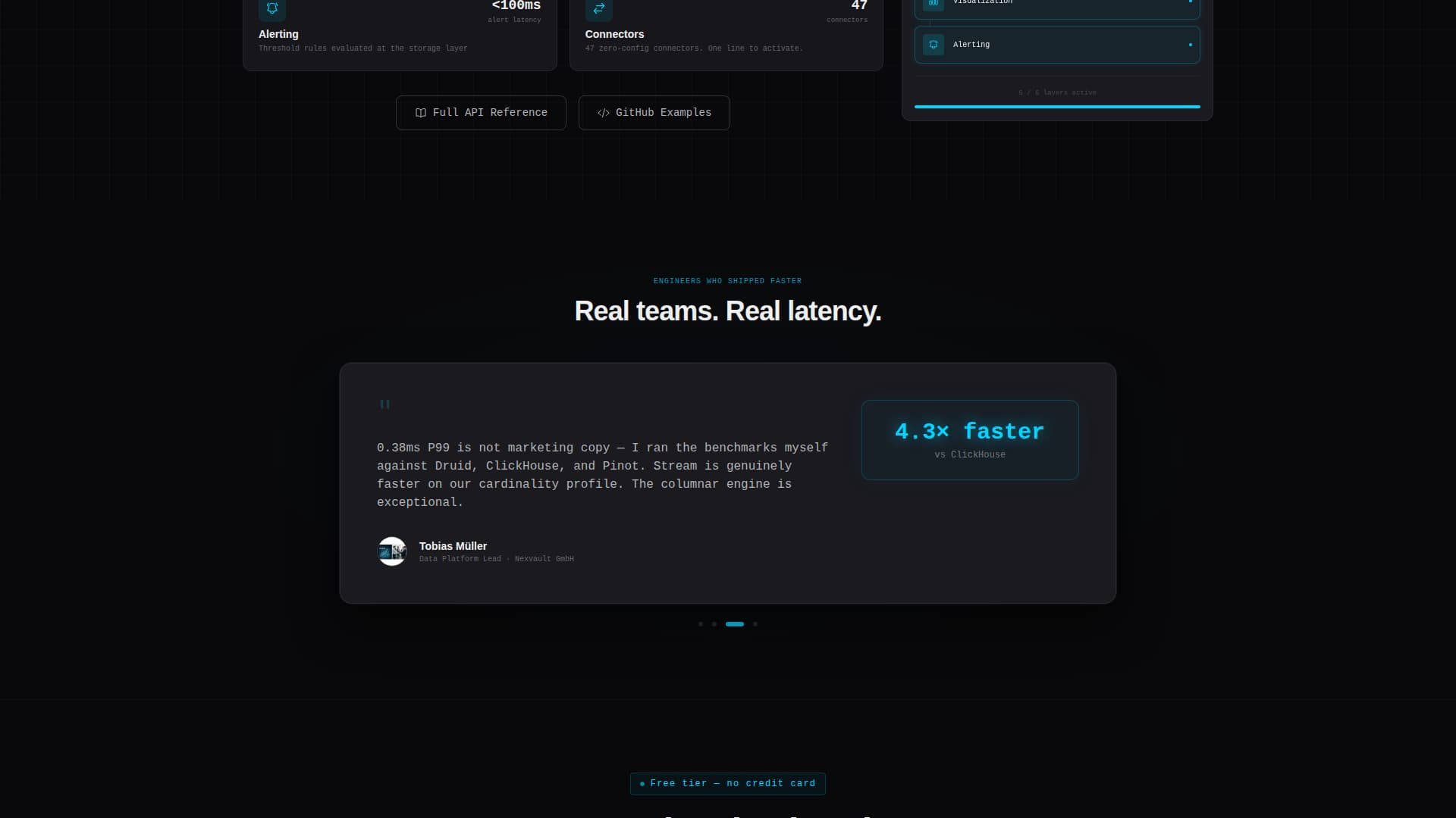 Stream - Powerful Analytics Landing Page Template