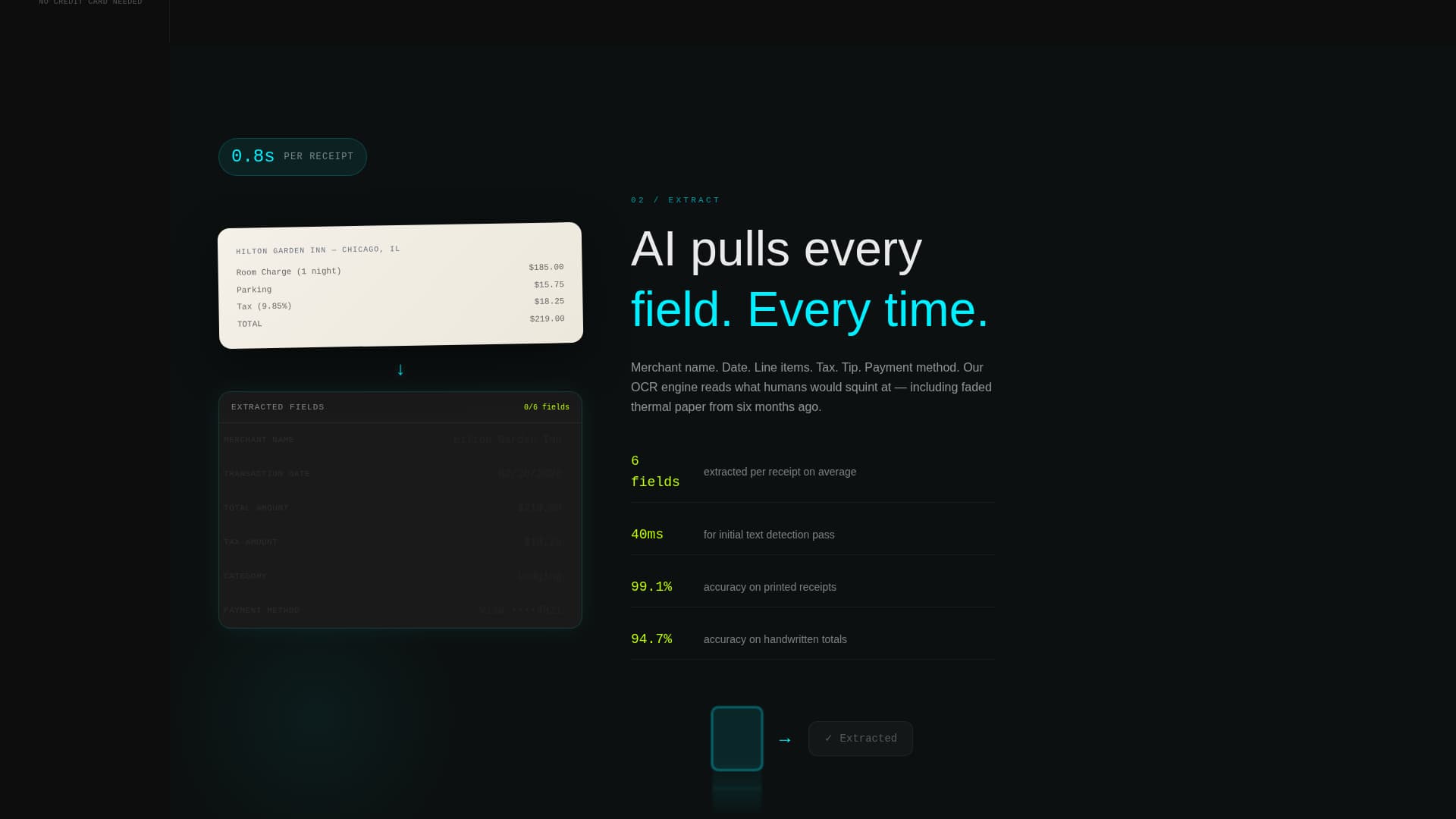 Scan - Rapid Receipt Landing Page Template
