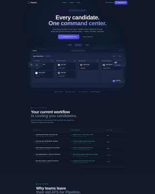 Pipeline - Powerful Recruiting Landing Page Template