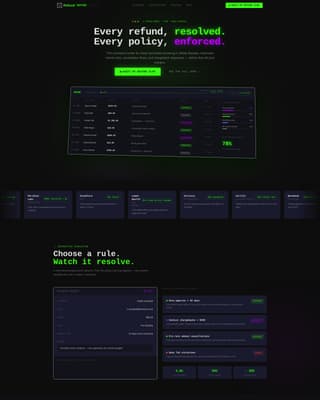 Refund - Automated Policy Landing Page Template