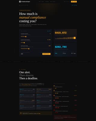 Comply - Automated Regtech Landing Page Template