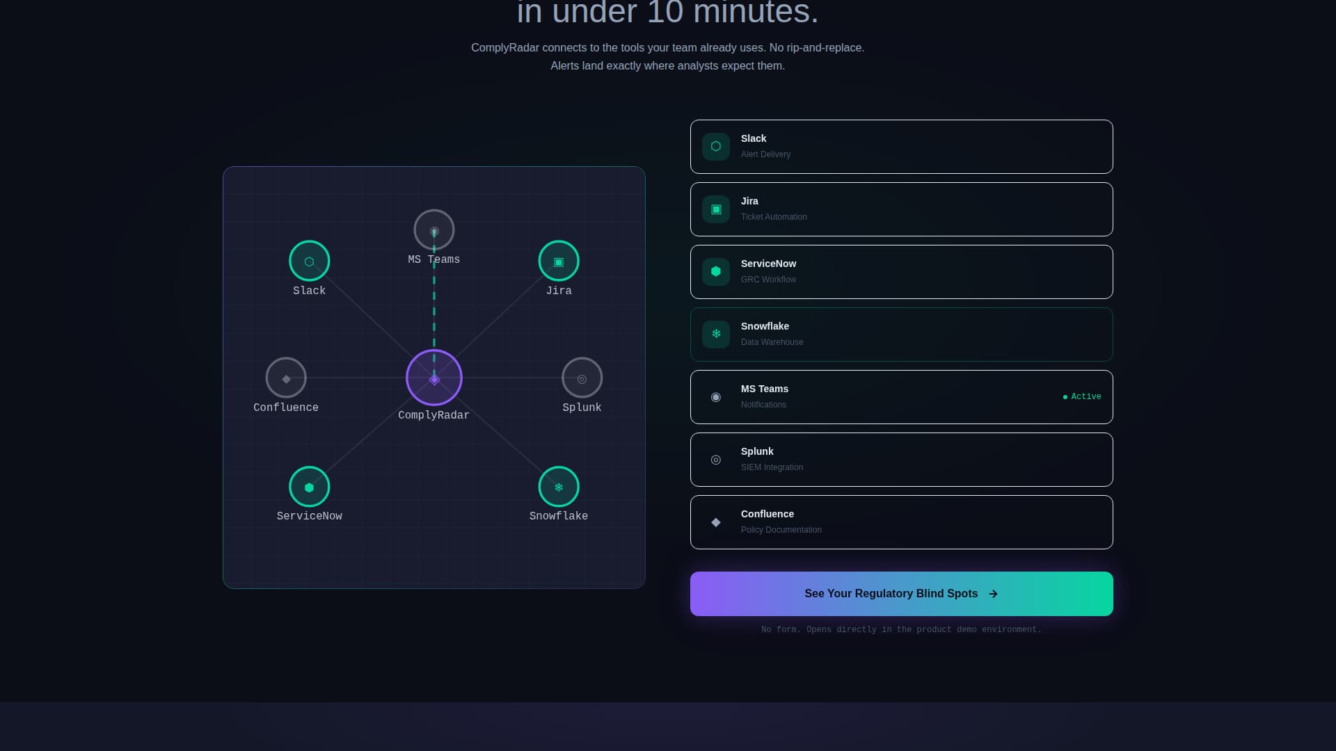 Comply - Intelligent Regtech Landing Page Template