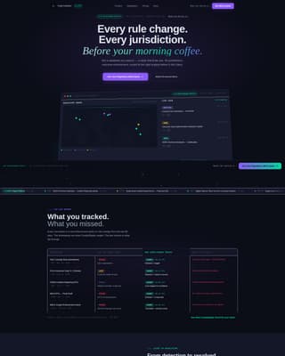 Comply - Intelligent Regtech Landing Page Template