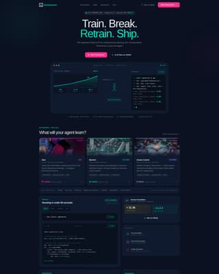 Gymnasium - Powerful Reinforcement Learning Landing Page Template
