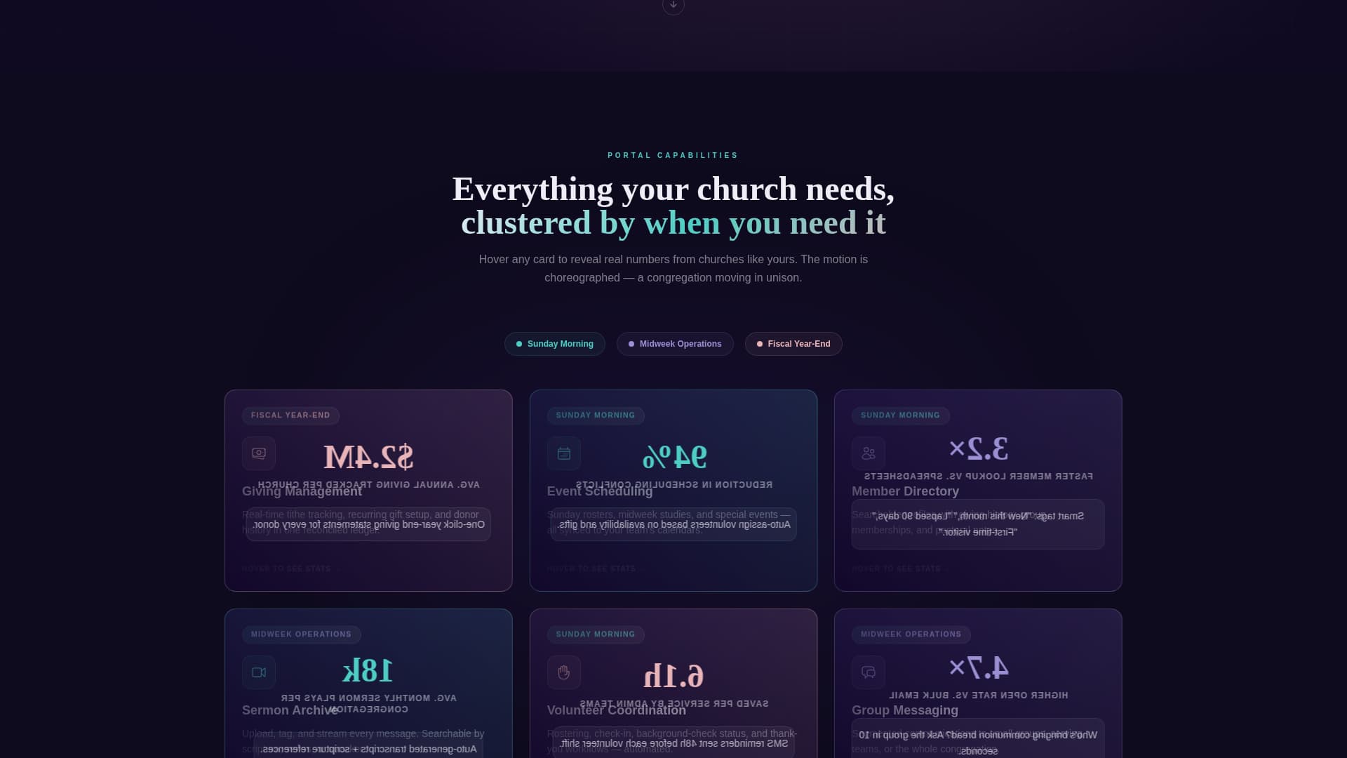 Portal - Dynamic Religious Organization Landing Page Template