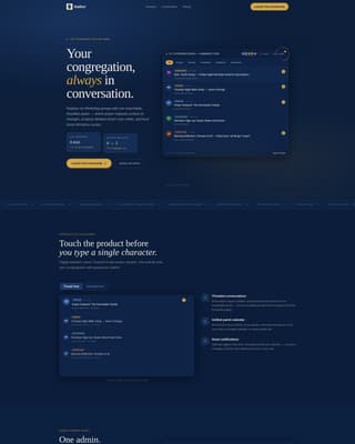 Gather - Dynamic Community Landing Page Template