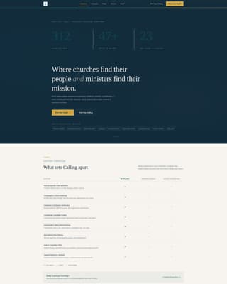 Calling - Purposeful Ministry Landing Page Template