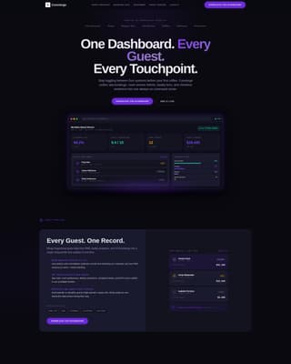 Concierge - Powerful Resort CRM Landing Page Template