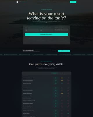 Folio - Powerful Resort Management Landing Page Template