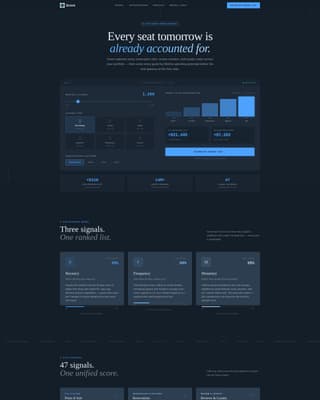 Score - Powerful Restaurant Landing Page Template