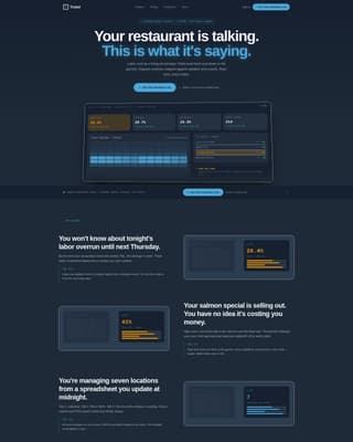 Savor — Gourmet Cuisine Landing Page Template