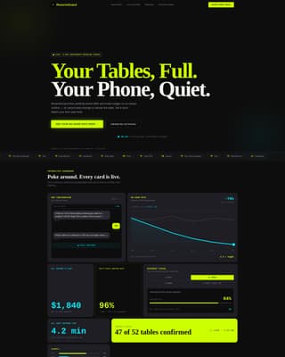 Ping - Powerful Restaurant Landing Page Template