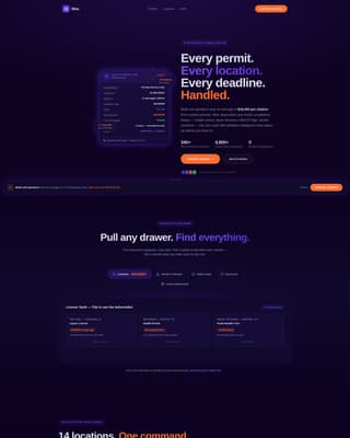 Mise - Powerful RestaurantCompliance Landing Page Template