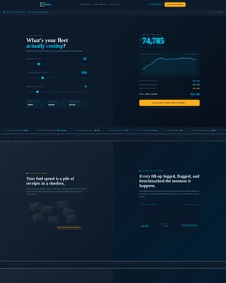 Fleet - Powerful RestaurantFleet Landing Page Template