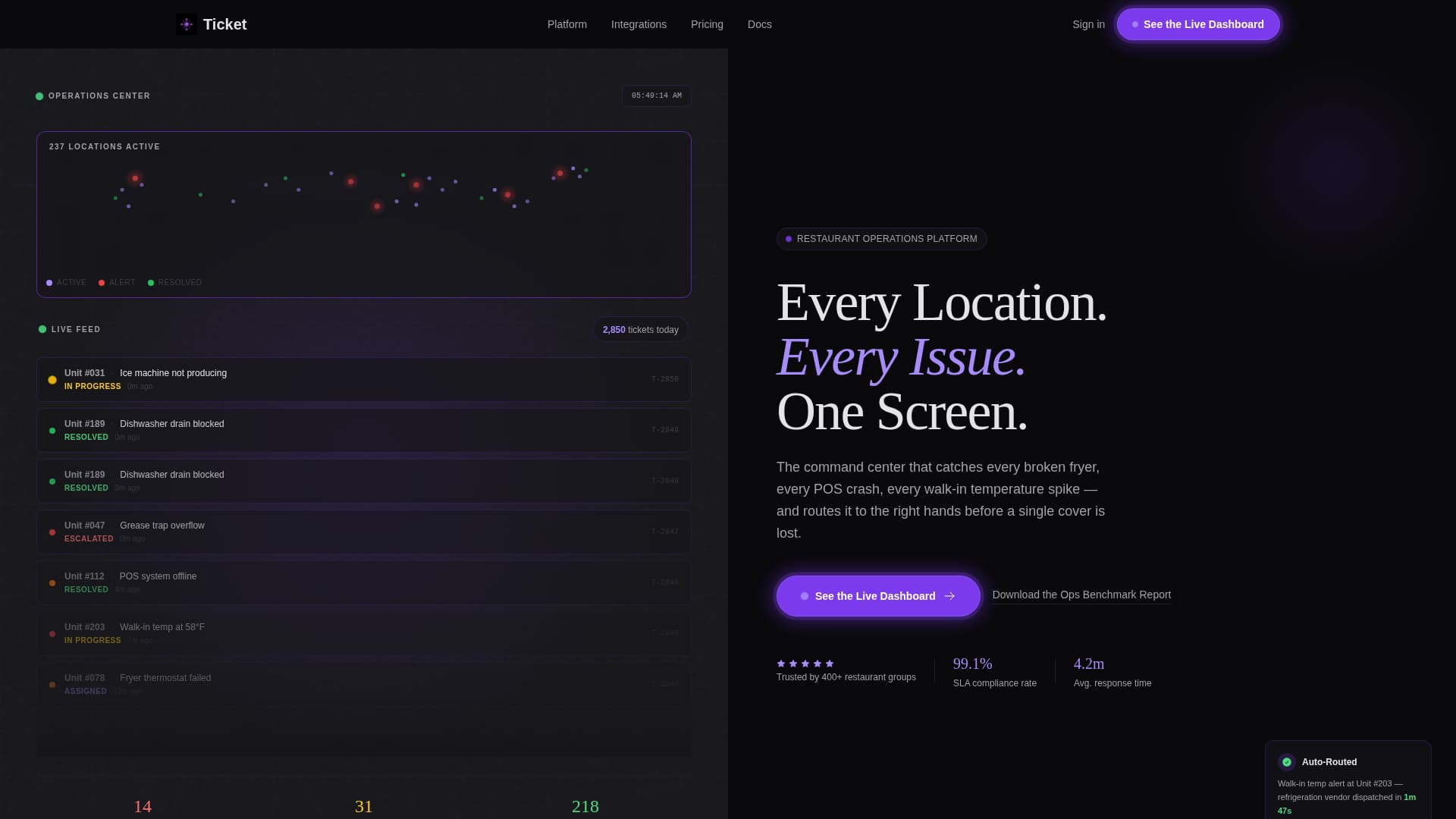 Dine — Elite Restaurant Landing Page Template