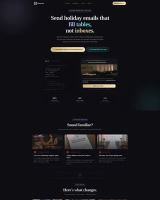 Reserv - Festive Restaurant Landing Page Template