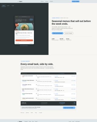 Digest - Effortless Restaurant Landing Page Template