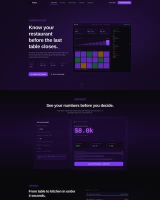 Ember — Contemporary Kitchen Landing Page Template