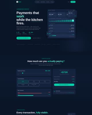 Swipe - Powerful Restaurant Landing Page Template