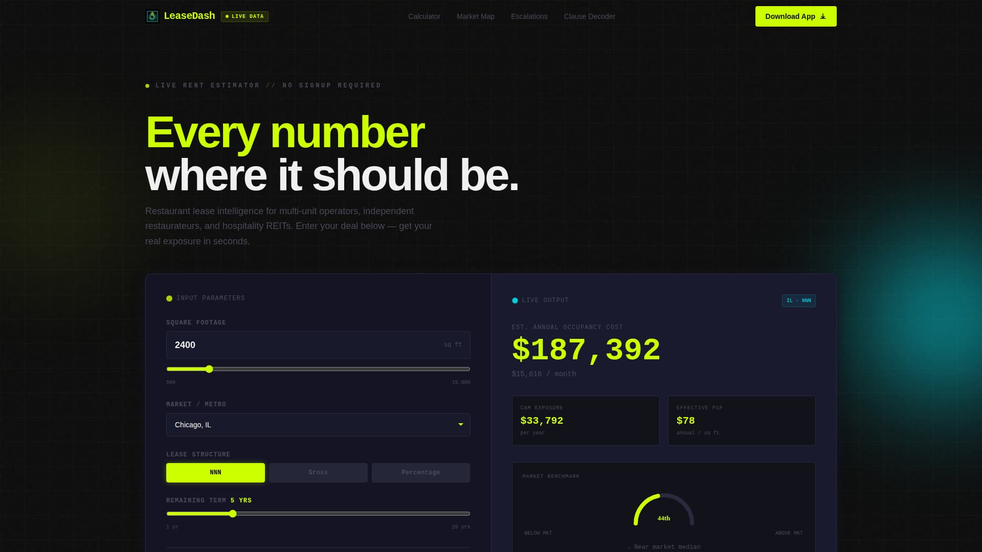 LeaseDash - Powerful Restaurant Management Landing Page Template