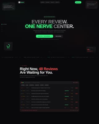 Repute - Powerful Review Management Landing Page Template