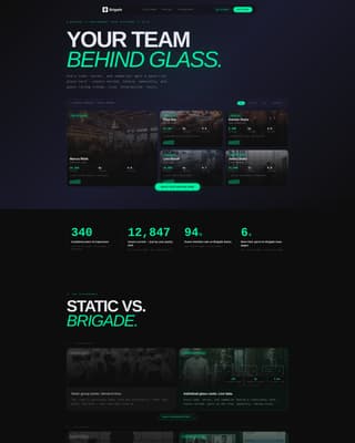Restaurant Team & Staff Showcase Website Template