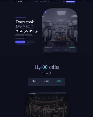 Expo - Powerful Restaurant Landing Page Template