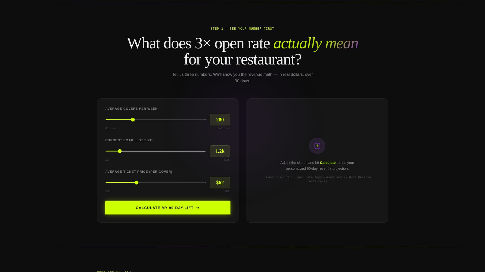 Reserva - Highvoltage Restaurant Landing Page Template