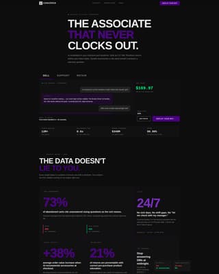 Converse - Relentless Retail Landing Page Template