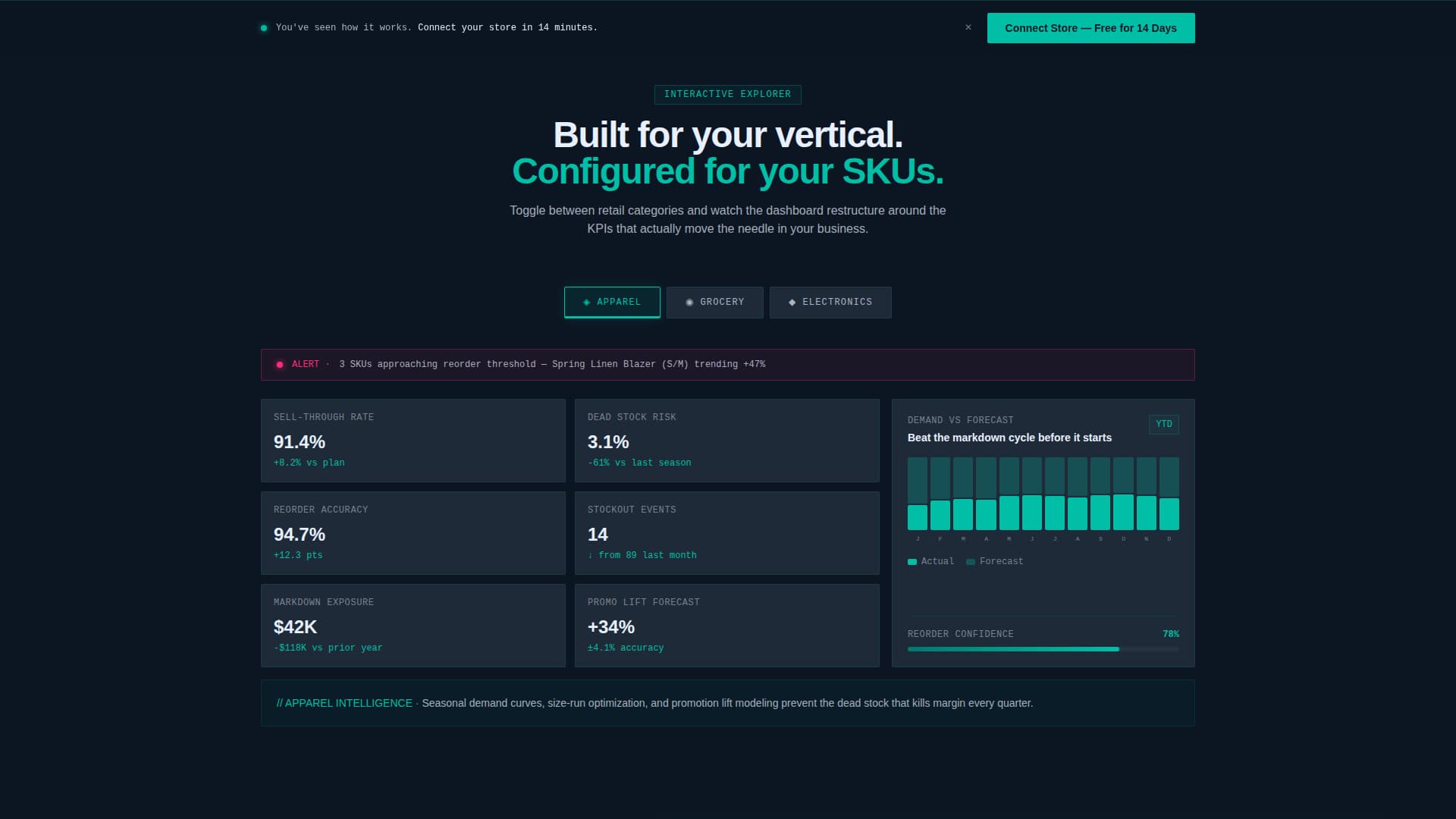 Stock — Supply Chain Ops Landing Page Template