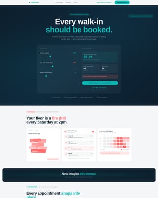 Schedule - Powerful Retail Landing Page Template