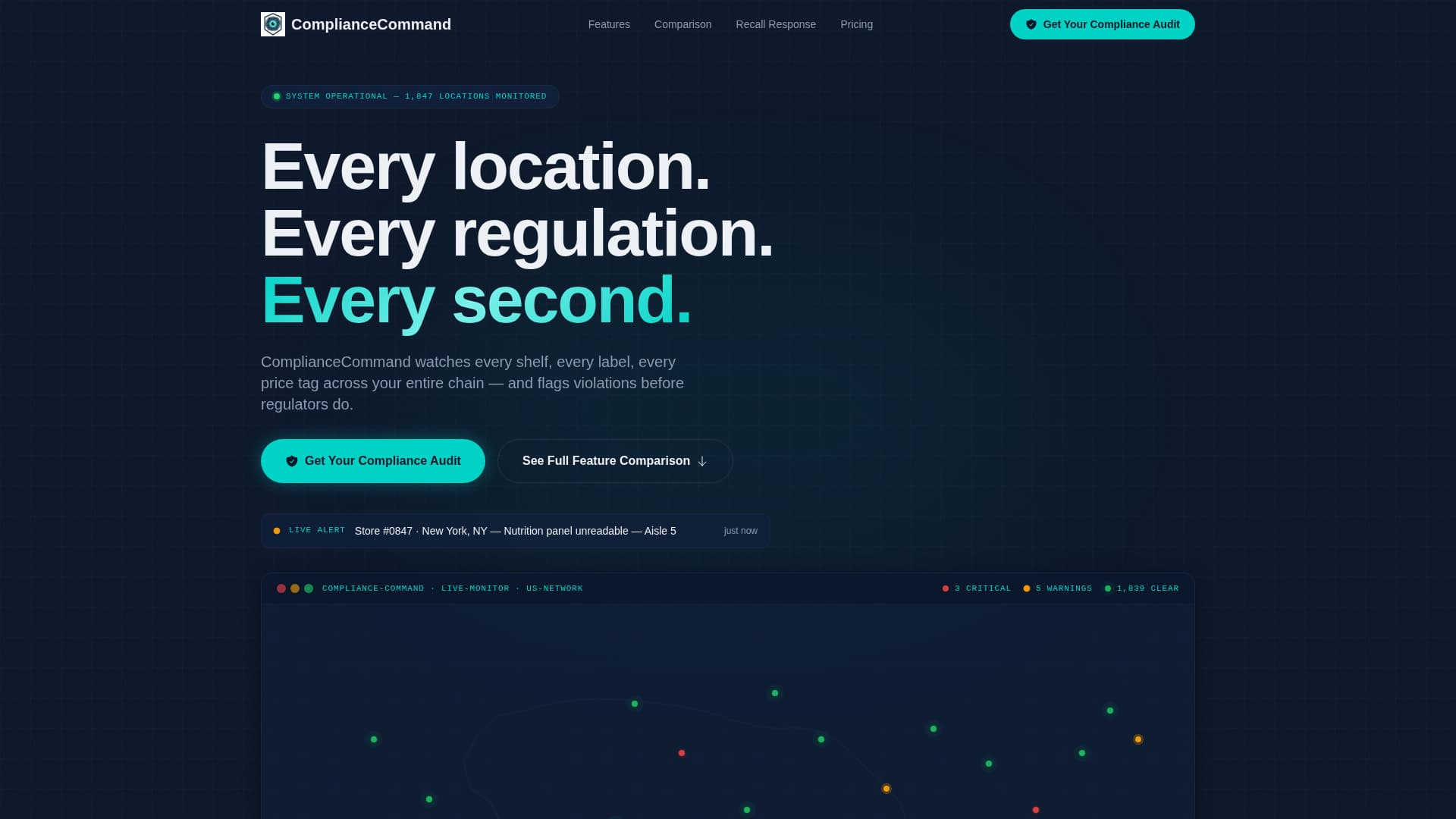 Audit — Governance Risk Landing Page Template