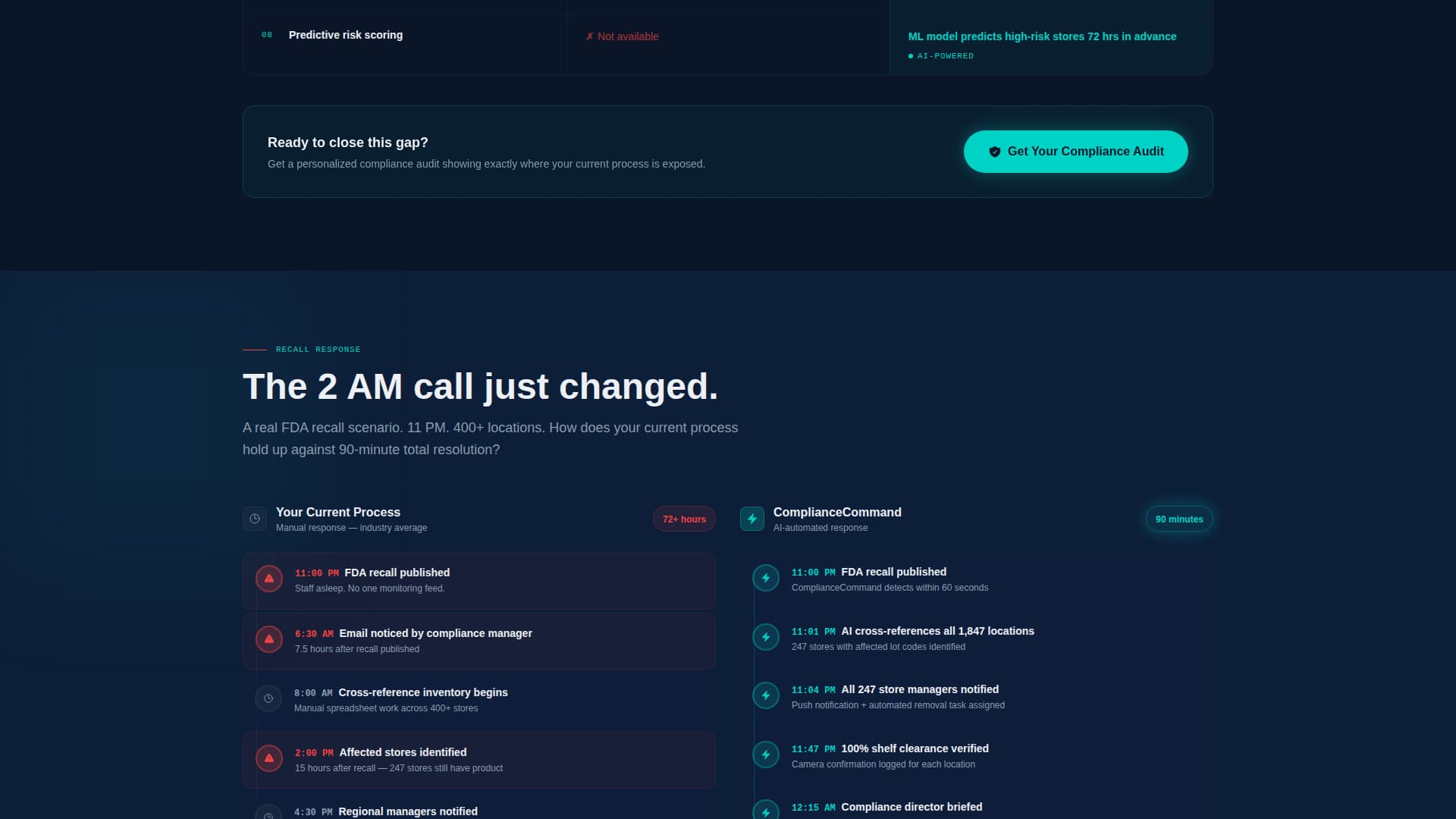 Audit — Governance Risk Landing Page Template