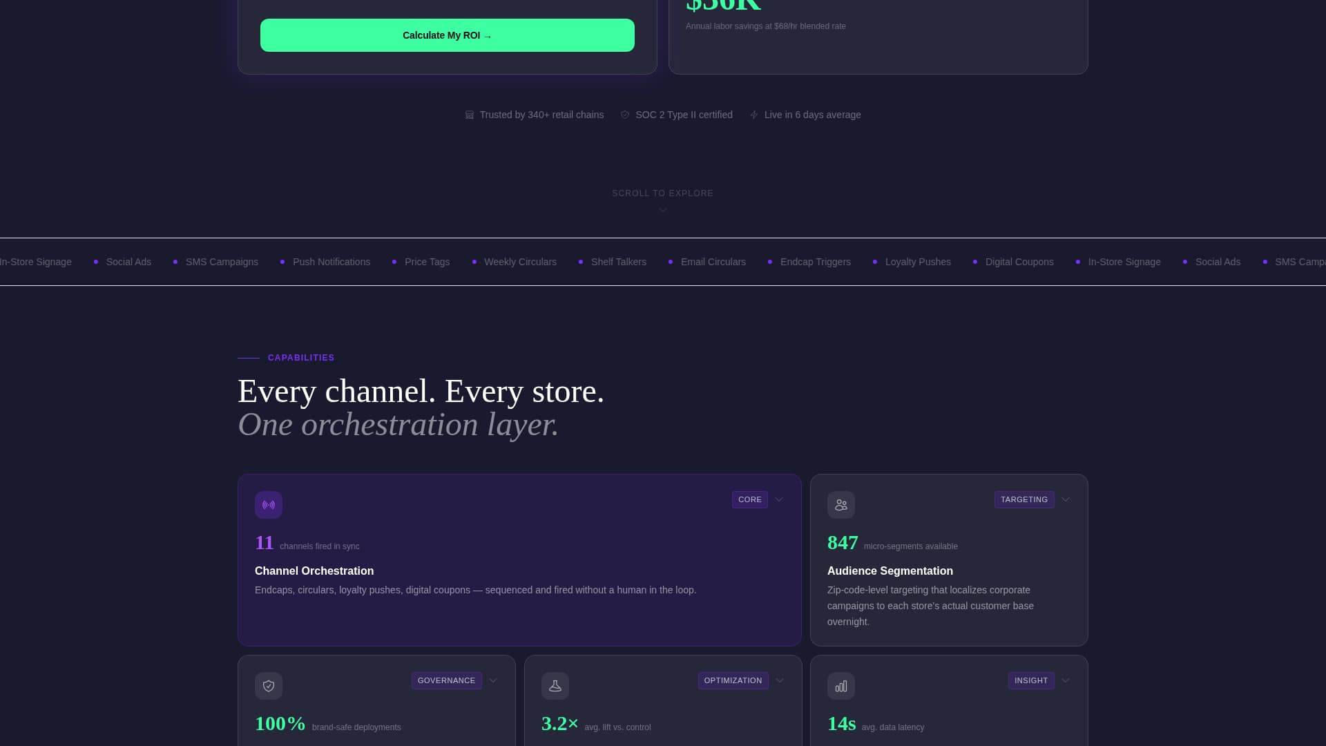 Catalog - Powerful Retail Automation Landing Page Template