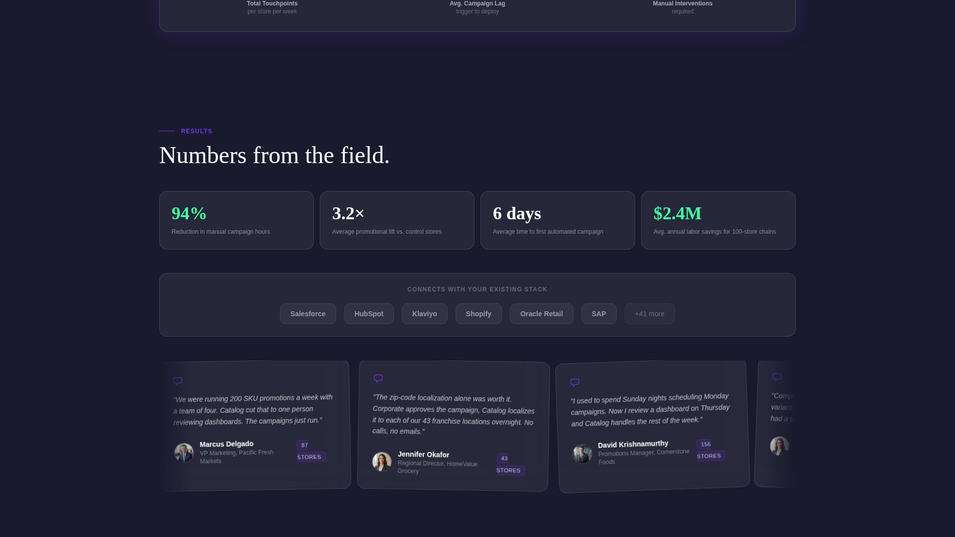 Catalog - Powerful Retail Automation Landing Page Template