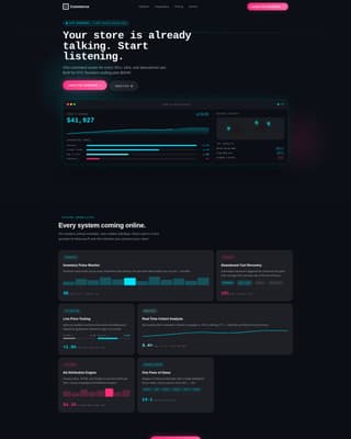 Commerce - Powerful Retail Landing Page Template