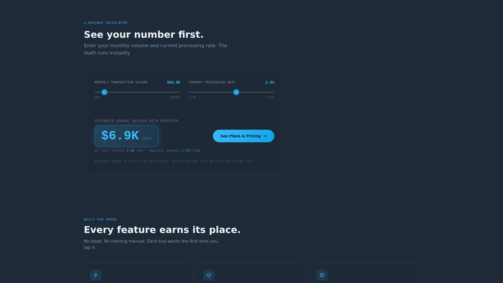 Register - Powerful POS Landing Page Template