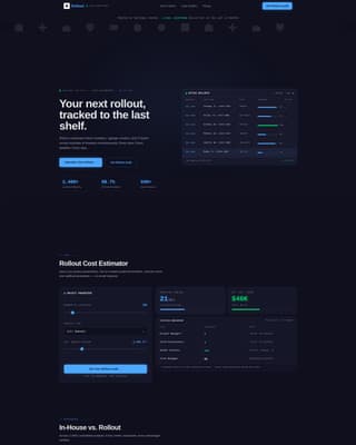 Rollout - Synchronized Retail Landing Page Template