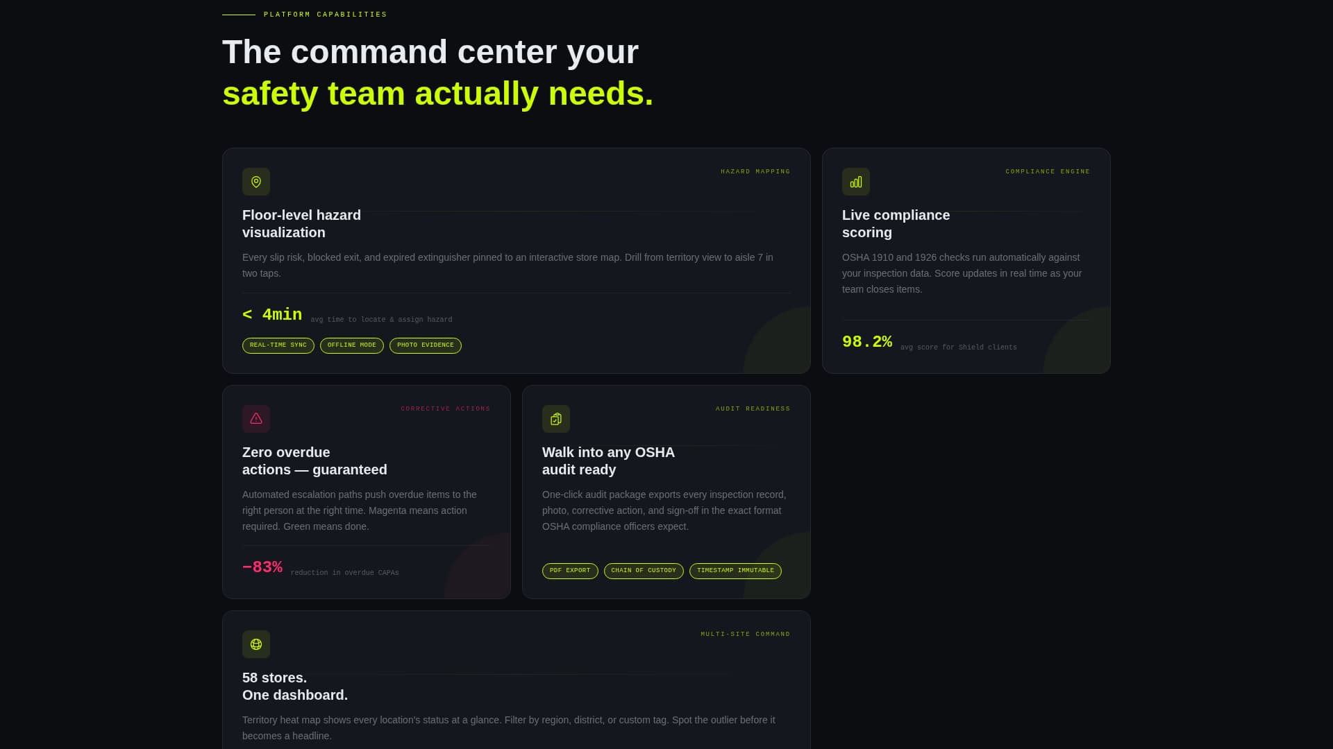 Shield - Powerful Safety Landing Page Template