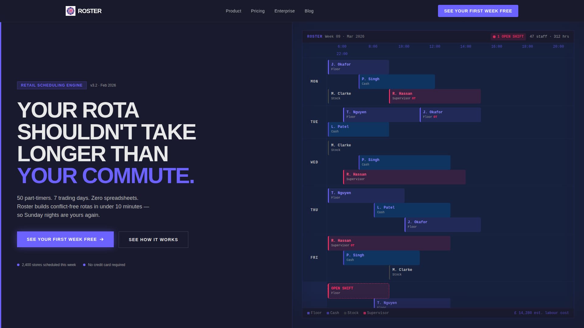 Crew — Dynamic Volunteer Mgmt Landing Page Template