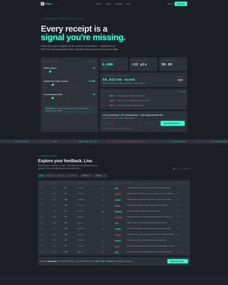 Pulse - Realtime Retail Landing Page Template