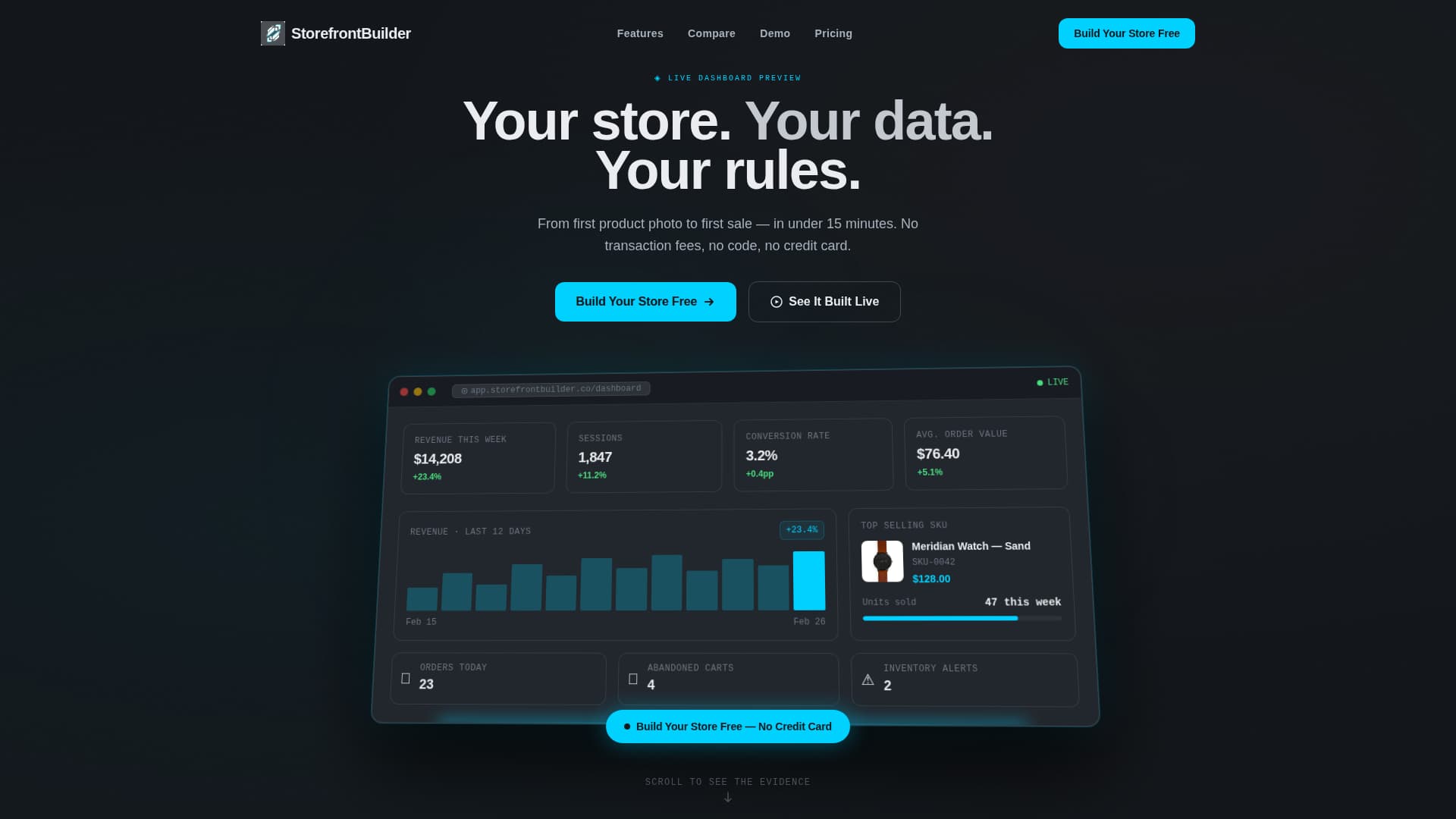 Market — Retail Commerce Landing Page Template