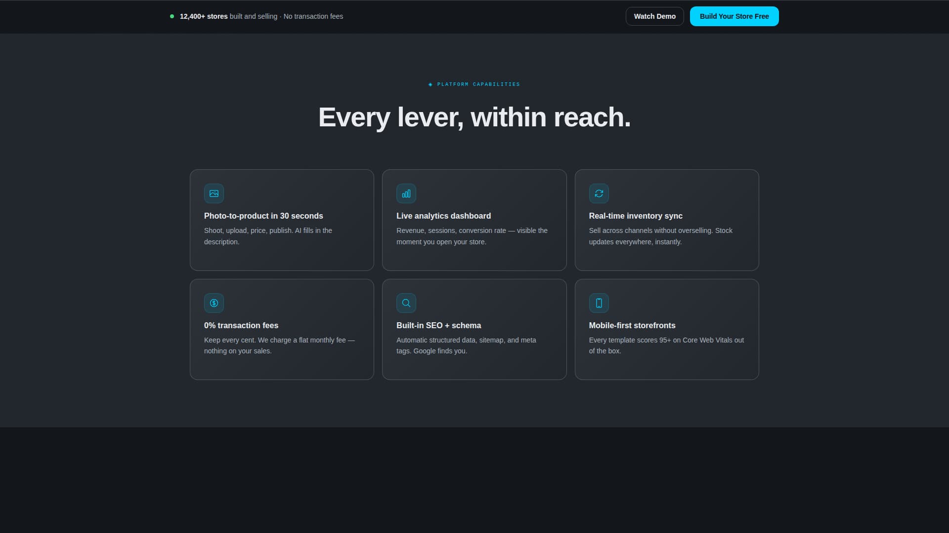 Market — Retail Commerce Landing Page Template