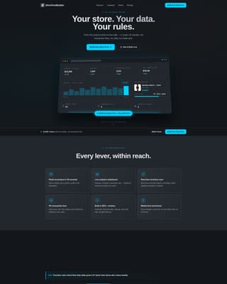 Market — Retail Commerce Landing Page Template